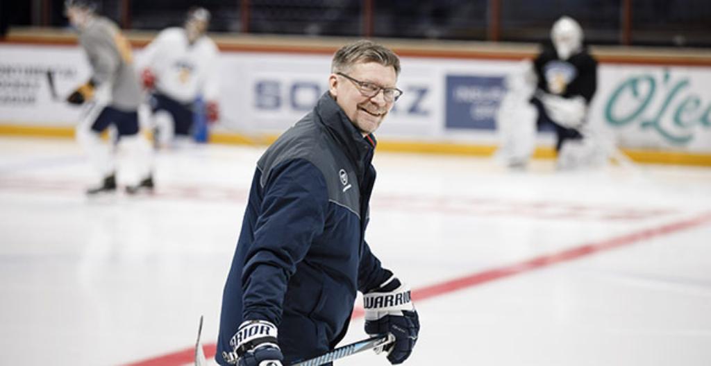 Det finska ishockeylagets chefstränare Jukka Jalonen.