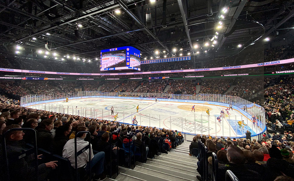 De viktigaste matcherna i VM spelas i den nya Nokia-arenan i Tammerfors.