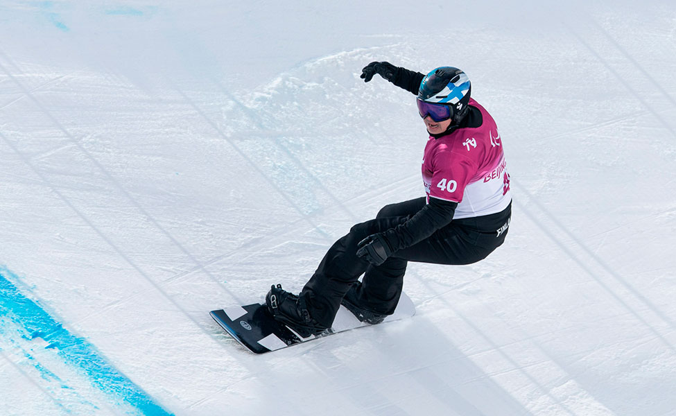 Finlands Matti Suur-Hamari. Bilden är tagen i Peking paralympics.