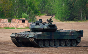 tysk Leopard-pansarvagn.