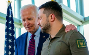 Biden och Zelenskyj.