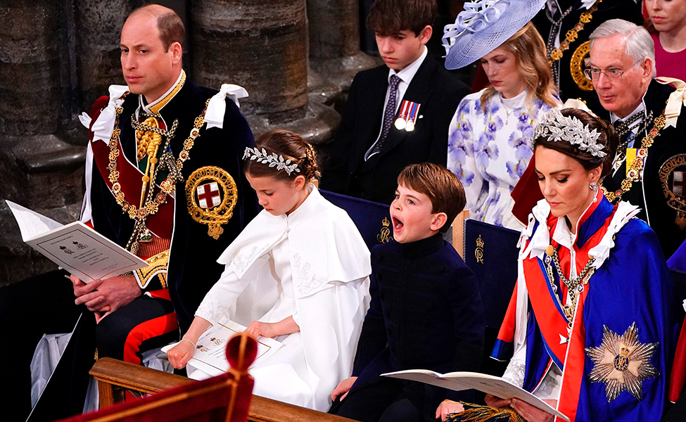 Kronföljare, prins William med familj.