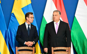 Kristersson och Orbán.