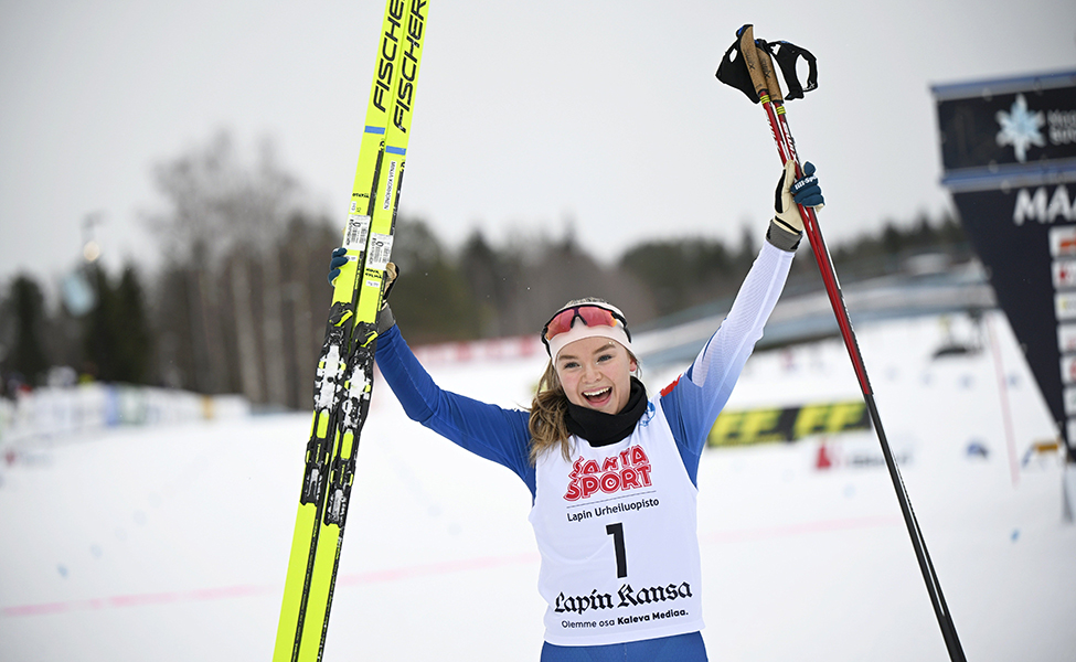 Minja Korhonen är vald till årets bästa unga idrottare i Europa. Korhonen tävlar i vintergrenen nordisk kombination.