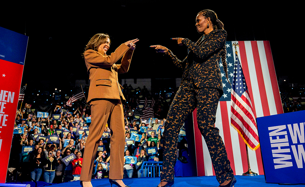 Kamala och Michelle.