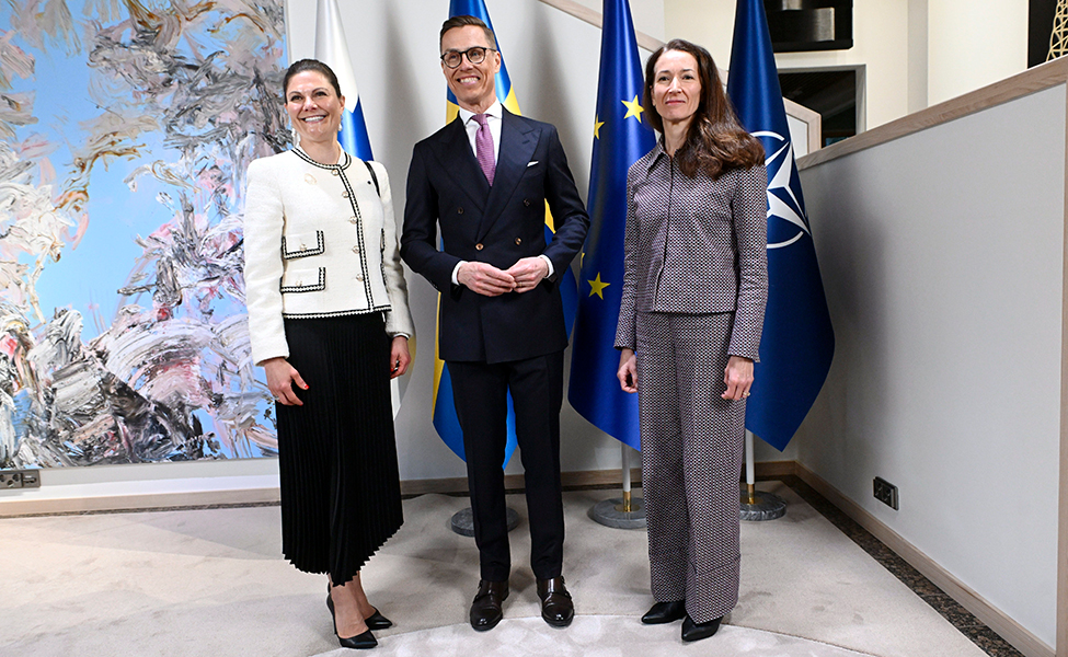 prinsessan Victoria med finlands presidentpar