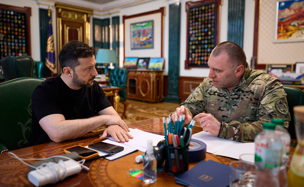 Zelenskyj och Maljukin 