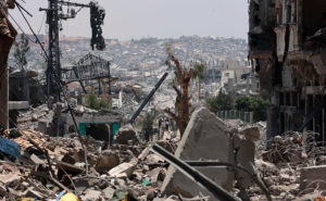 vy över Gaza