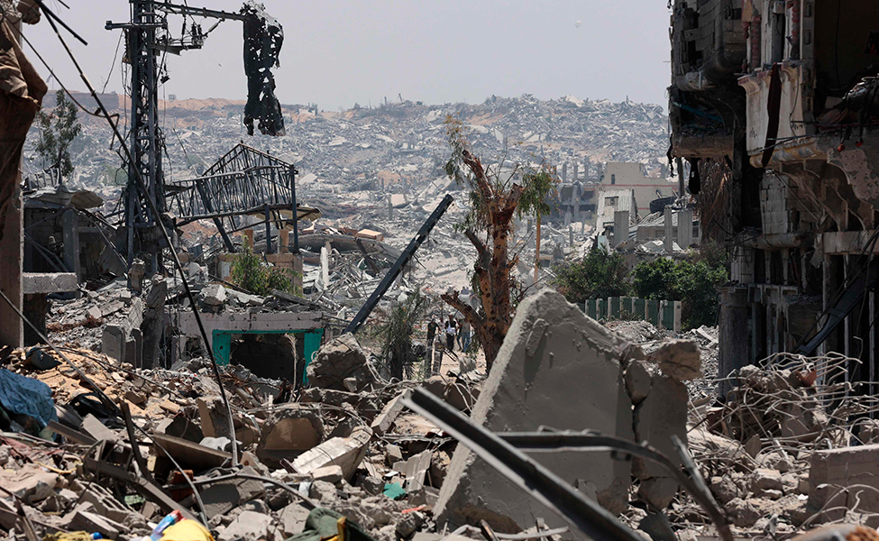 vy över Gaza