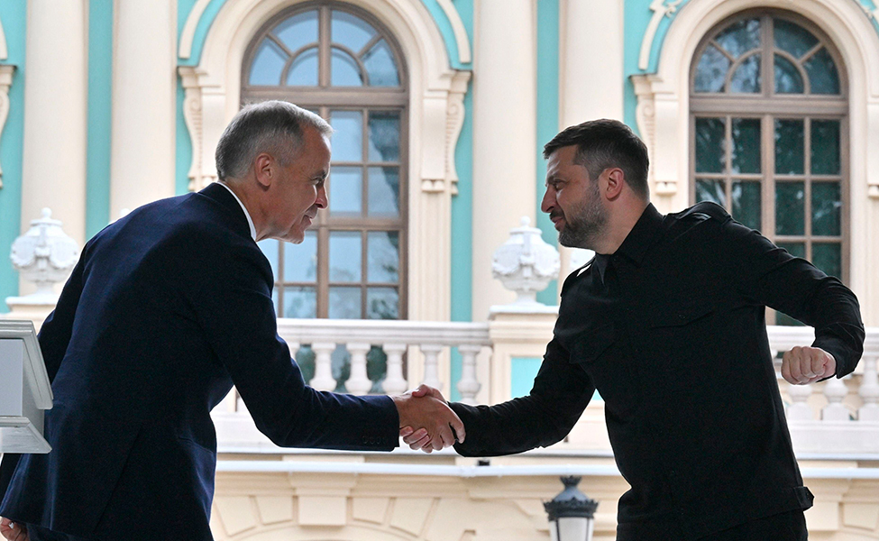 Mark Carney och Volodymyr Zelenskyj