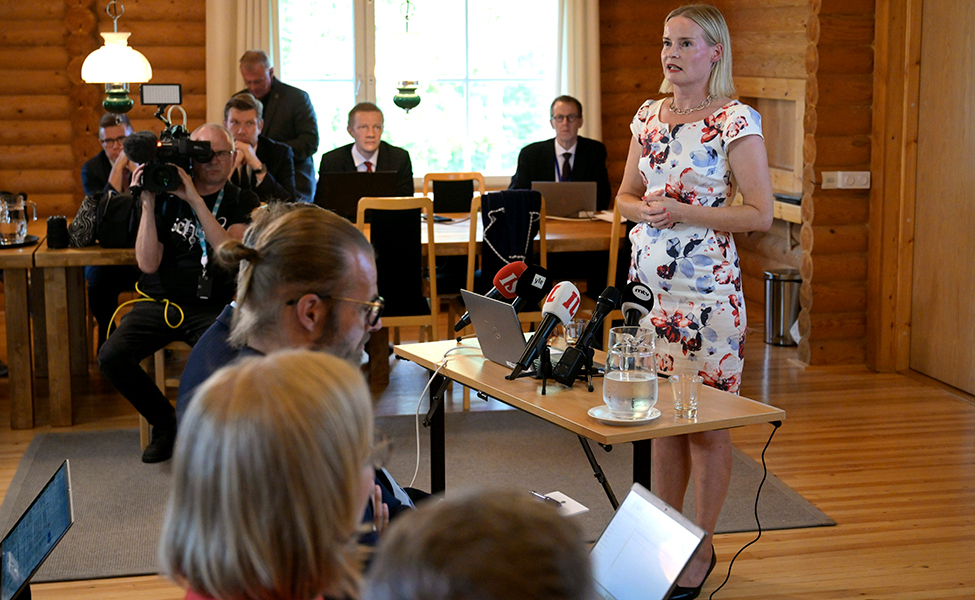 Finansminister Riikka Purra