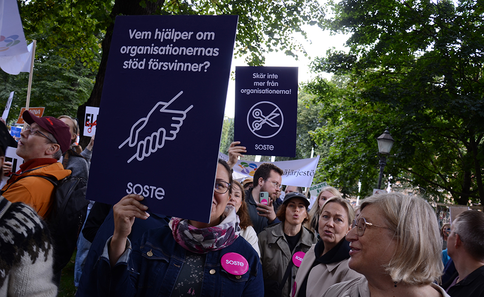 demonstration i helsingfors