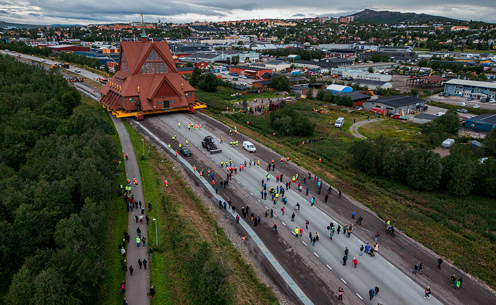 Kiruna kyrka flyttas