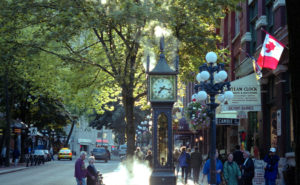 gatuvy från Vancouver