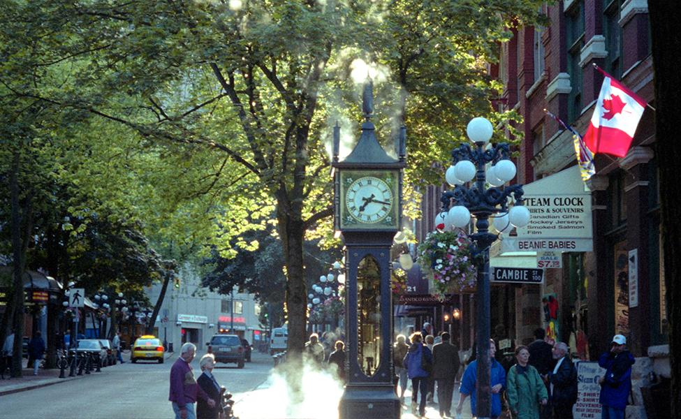 gatuvy från Vancouver