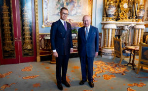 president Stubb och kung Charles