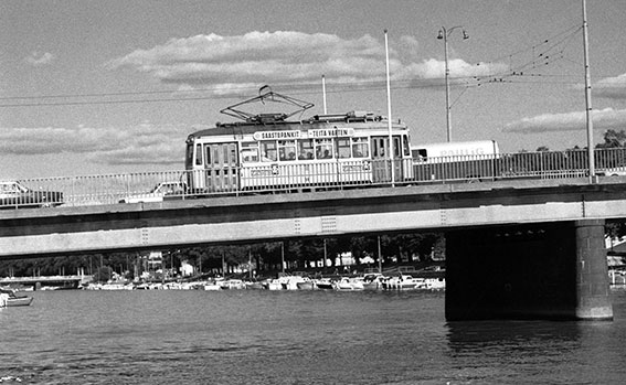 gammal spårvagn
