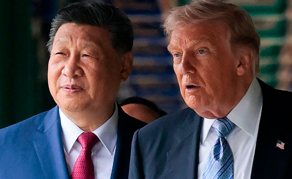 Xi Jinping och Donald Trump
