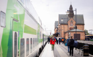 tåg på station