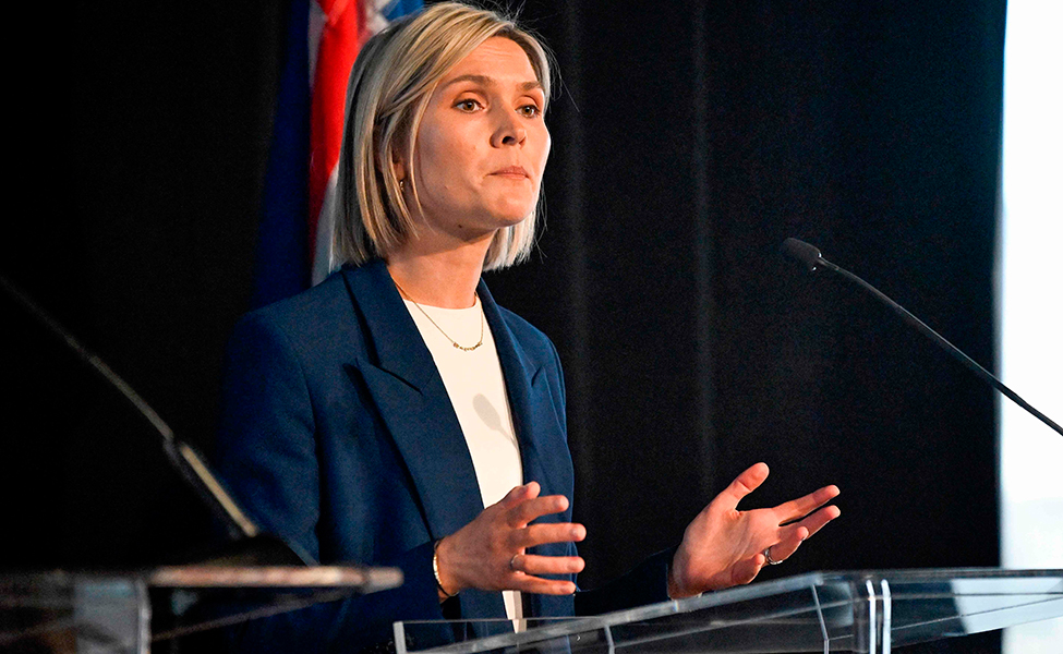 islands statsminister Kristrun Frostadottir