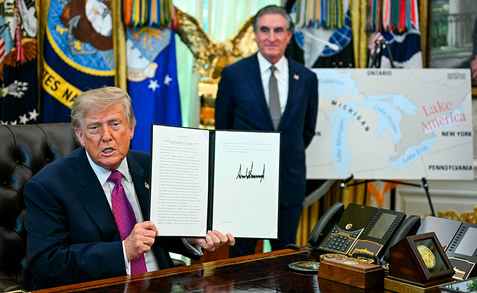 Trump med presidentorder