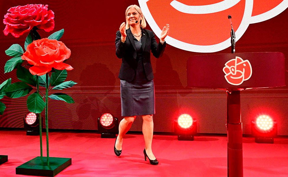 partiledare Magdalena Andersson
